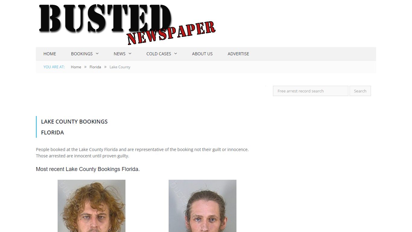 Lake County, FL Mugshots - BUSTEDNEWSPAPER.COM